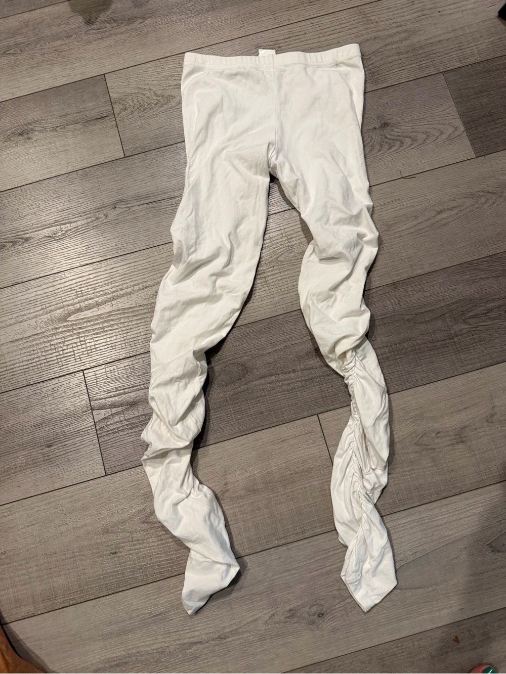 Planet White Stretch enrushed leggings  Pants small NEW